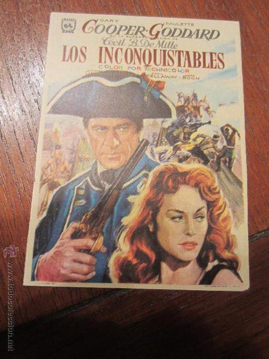 Cine: LOS INCONQUISTABLES GARY COOPER DEMILLE PAULETTE GODDARD