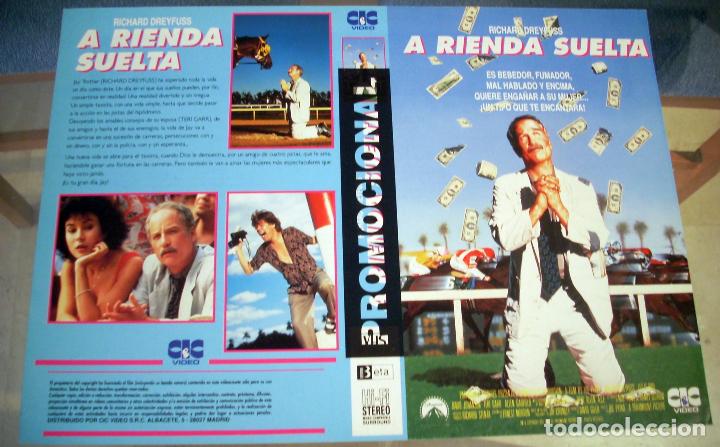 Cine: CARATULA ORIGINAL A4 - A RIENDA SUELTA - ALBUM - RICHARD DREYFUSS - COMEDIA