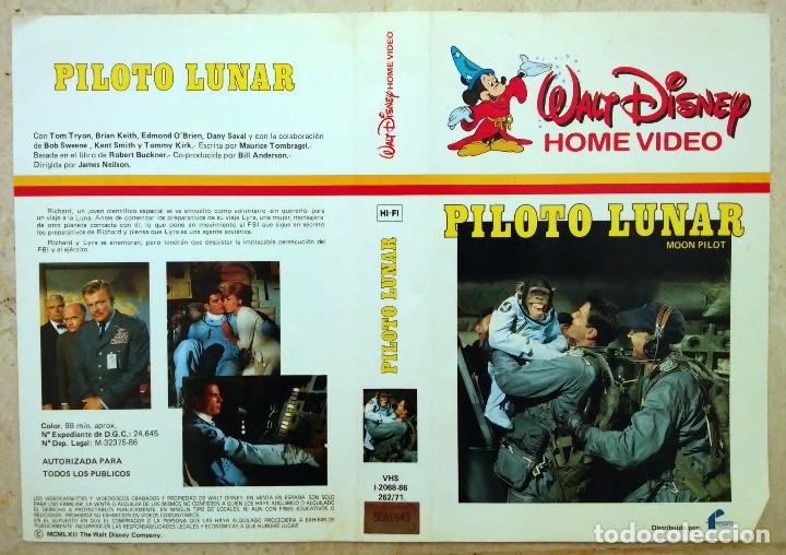 Cinema: CARATULA ORIGINAL - A4 - PILOTO LUNAR - WALT DISNEY