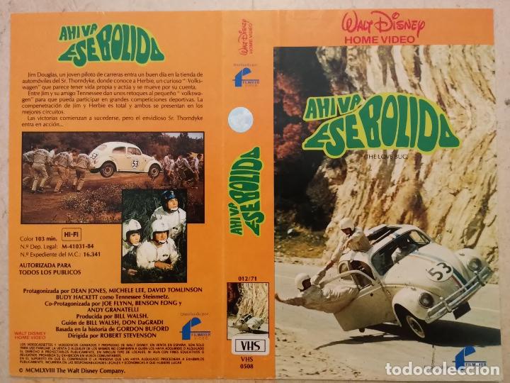 Cinema: CARATULA ORIGINAL - A4 - AHI VA ESE BOLIDO - WALT DISNEY - HERBIE