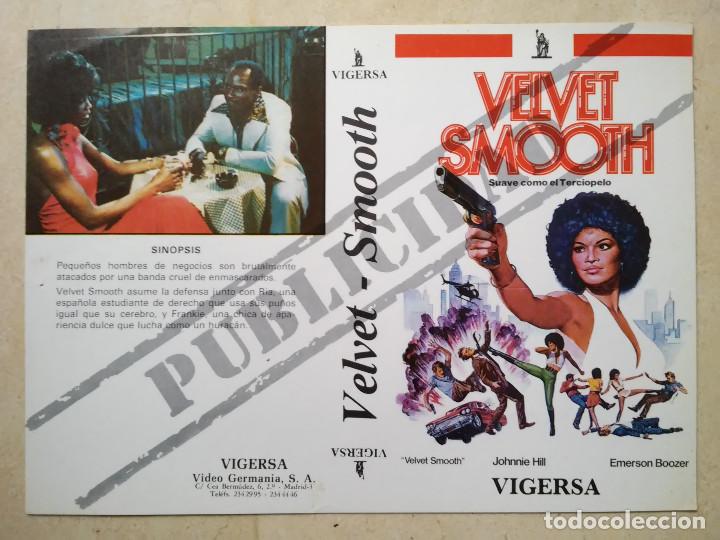 Kino: CARATULA ORIGINAL - A4 - VELVET SMOOTH - BLAXPLOITATION - EMERSON BOOZER