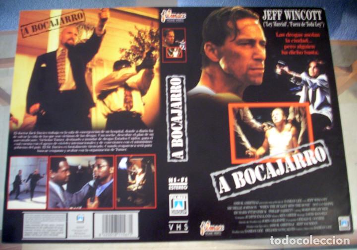 Kino: CARATULA ORIGINAL - A4- A BOCAJARRO - ALBUM - ACCION - JEFF WINCOTT