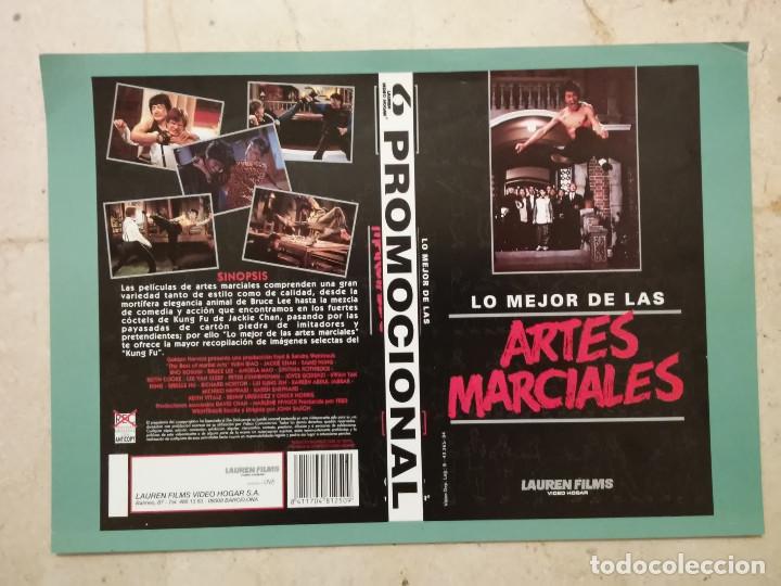 Cine: CARATULA ORIGINAL - A4 - LO MEJOR DE LAS ARTES MARCIALES - KUNG FU - ARTES MARCIALES - KARATE