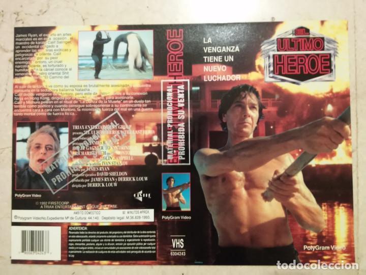 Cine: CARATULA ORIGINAL - A4 - EL ULTIMO HEROE - KUNG FU - ARTES MARCIALES - KARATE