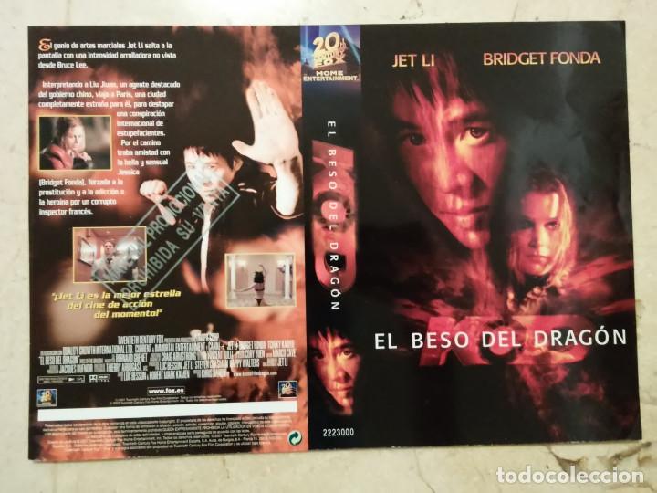 Cine: CARATULA ORIGINAL - A4 - EL BESO DEL DRAGON - KUNG FU - JET LI LEE - ARTES MARCIALES