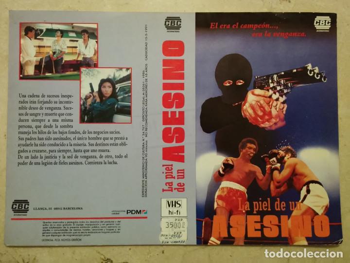 Cine: CARATULA ORIGINAL - A4 - LA PIEL DE UN ASESINO - CINE ORIENTAL - KUNG FU - ARTES MARCIALES