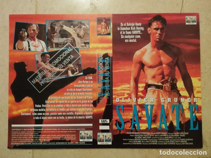 Cine: CARATULA ORIGINAL - A4 - SAVATE - KUNG FU - ARTES MARCIALES - KARATE - OLIVER GRUNER