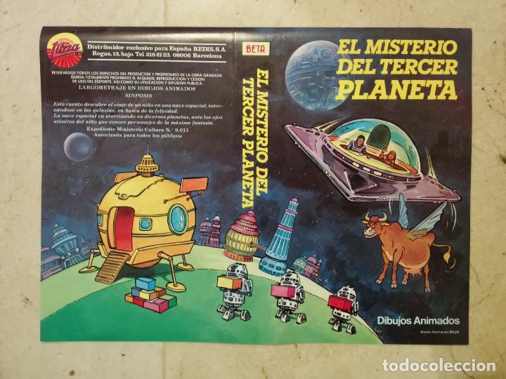 Cin&eacute;ma: CARATULA ORIGINAL - A4 - EL MISTERIO DEL TERCER PLANETA - DIBUJOS ANIMADOS - DISE&Ntilde;O ROJO