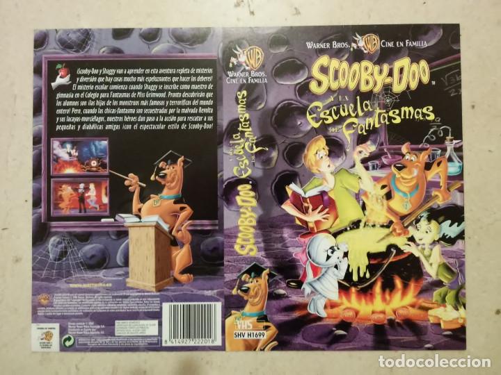 Cine: CARATULA ORIGINAL -A4 - SCOOBY DOO ESCUELA DE FANTASMAS - HANNA BARBERA - DIBUJOS ANIMADOS