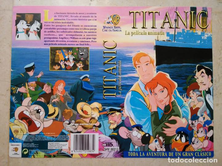 Cine: CARATULA ORIGINAL - A4 - TITANIC - DIBUJOS ANIMADOS