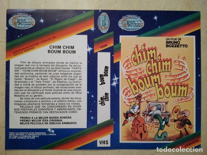 Cin&eacute;ma: CARATULA ORIGINAL - A4 - CHIM CHIM BOUM BOUM - DIBUJOS ANIMADOS - Bruno Bozzetto