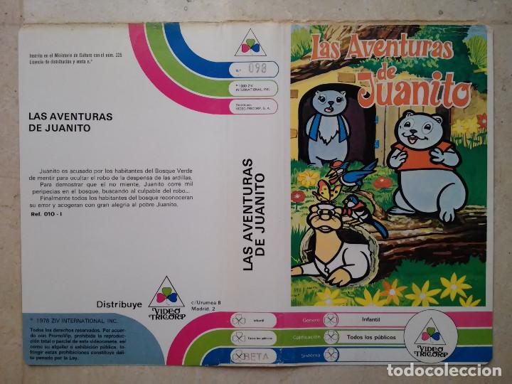 Cin&eacute;ma: CARATULA ORIGINAL - A4 - LAS AVENTURAS DE JUANITO - DIBUJOS ANIMADOS