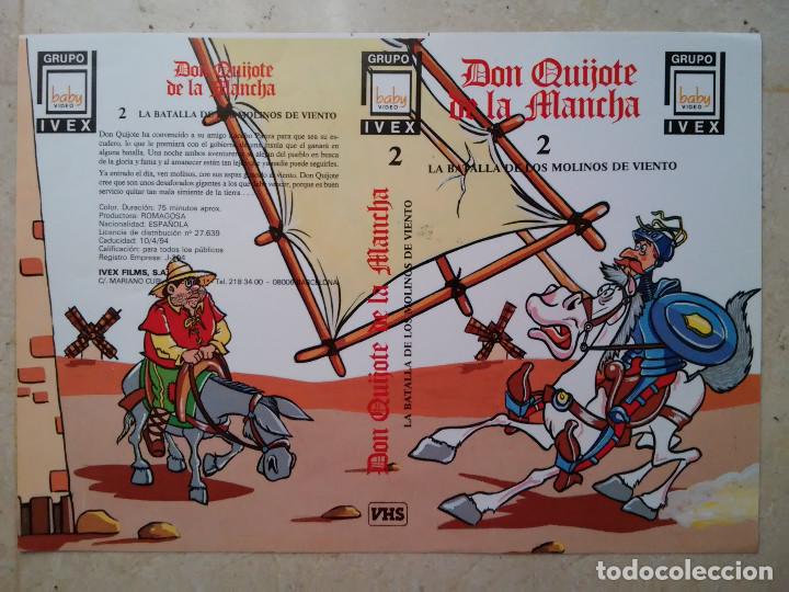 Cin&eacute;ma: CARATULA ORIGINAL - A4 - DON QUIJOTE DE LA MANCHA 2 - DON QUIJOTE - DIBUJOS ANIMADOS