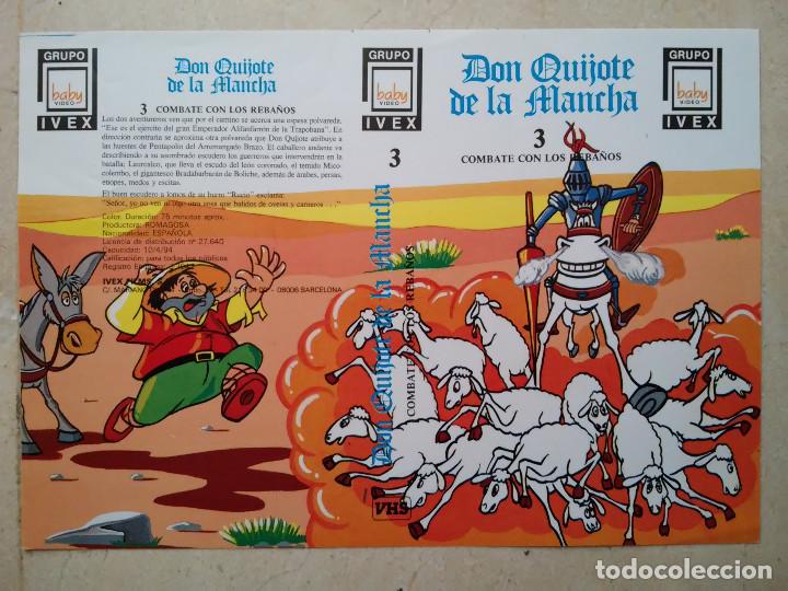 Cin&eacute;ma: CARATULA ORIGINAL - A4 - DON QUIJOTE DE LA MANCHA 3 - DON QUIJOTE - DIBUJOS ANIMADOS