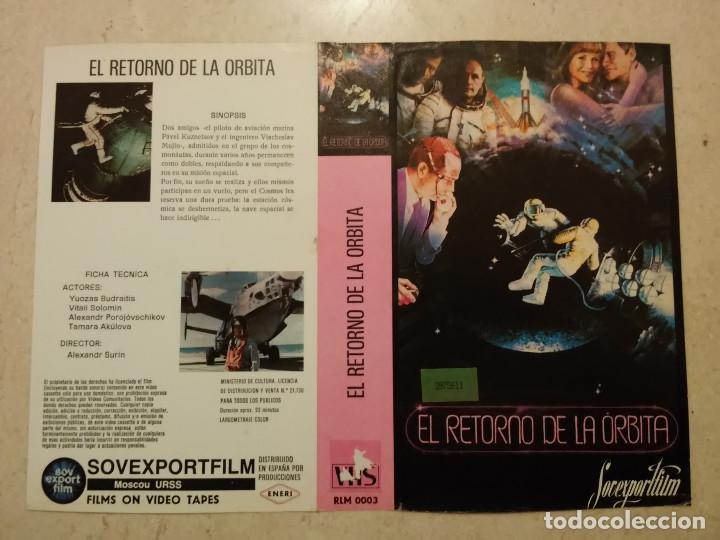 Cinema: CARATULA ORIGINAL -A4- EL RETORNO DE LA ORBITA - CIENCIA FICCION - CINE RUSO SOVIETICO