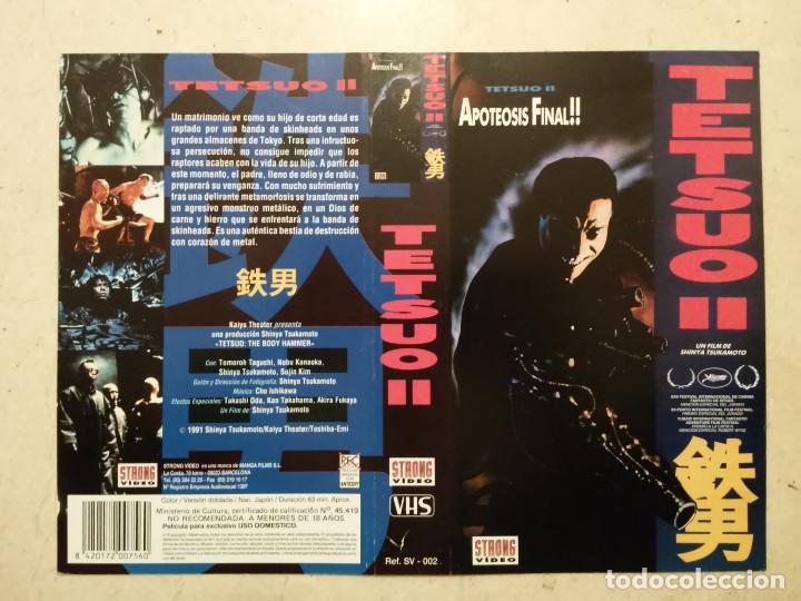 Cinema: CARATULA ORIGINAL -A4- TETSUO 2 II - CINE ORIENTAL - CIENCIA FICCION - CYBERPUNK - GORE