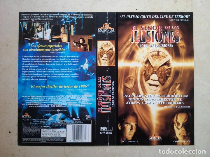 Cine: CARATULA ORIGINAL -A4- EL SE&Ntilde;OR DE LAS ILUSIONES - TERROR - CLIVE BARKER - SCOTT BAKULA