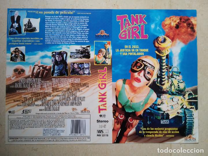 Kino: CARATULA ORIGINAL -A4- TANK GIRL - CIENCIA FICCION - DISTOPIA - MALCOM MCDOWELL