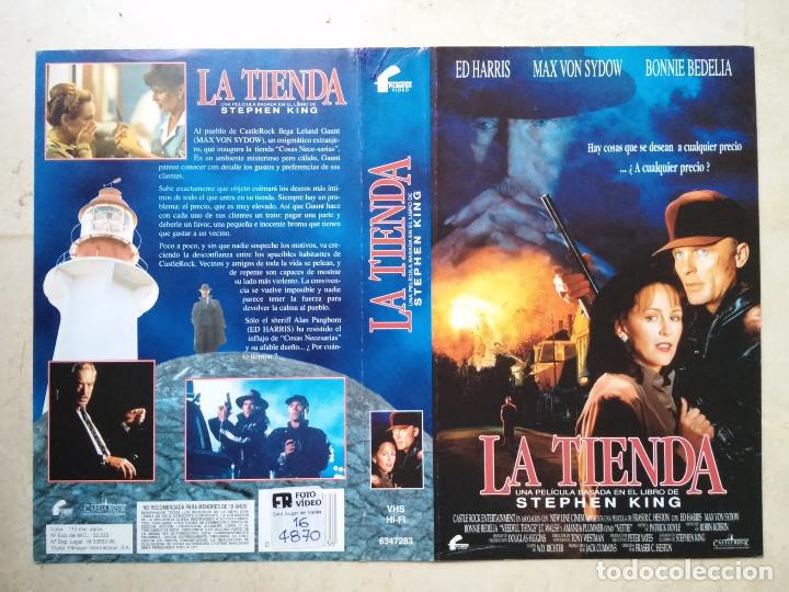 Cine: CARATULA ORIGINAL -A4- LA TIENDA - TERROR - STEPHEN KING - ED HARRIS