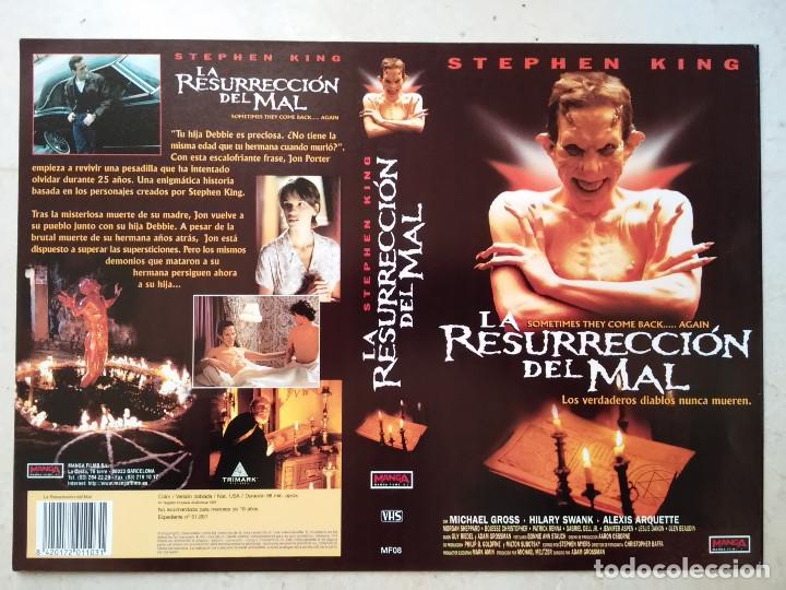 Cine: CARATULA ORIGINAL -A4- LA RESURRECCION DEL MAL - TERROR - STEPHEN KING - SATANISMO