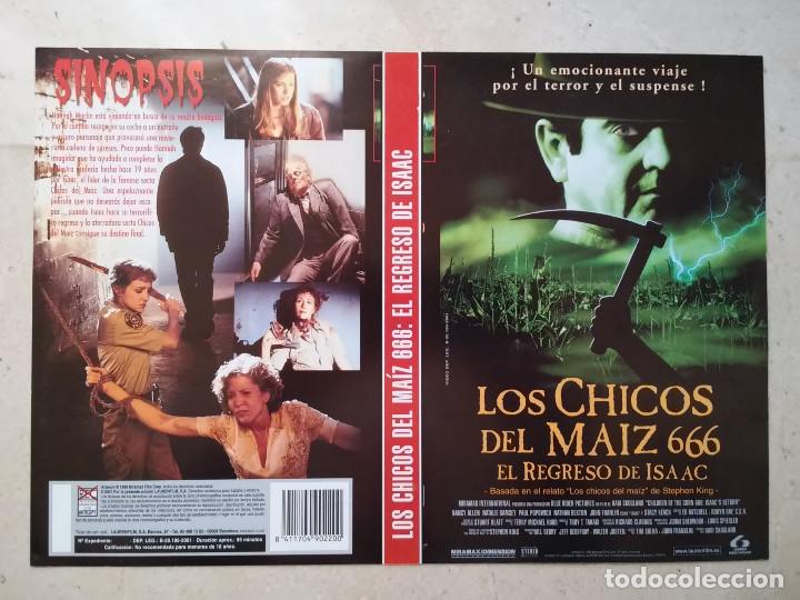Cine: CARATULA ORIGINAL -A4- LOS CHICOS DEL MAIZ 666 - STEPHEN KING - ARCHIVO - TERROR