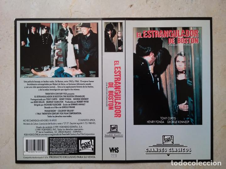 Cine: CARATULA ORIGINAL -A4- EL ESTRANGULADOR DE BOSTON - TERROR - TONY CURTIS