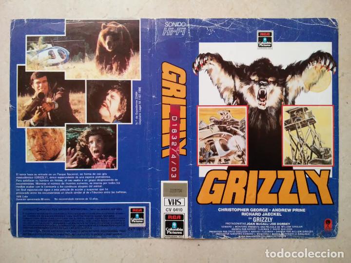 Cinema: CARATULA ORIGINAL -A4- GRIZZLY - TERROR - CHRISTOPHER GEORGE - MONSTER MOVIE - OSOS