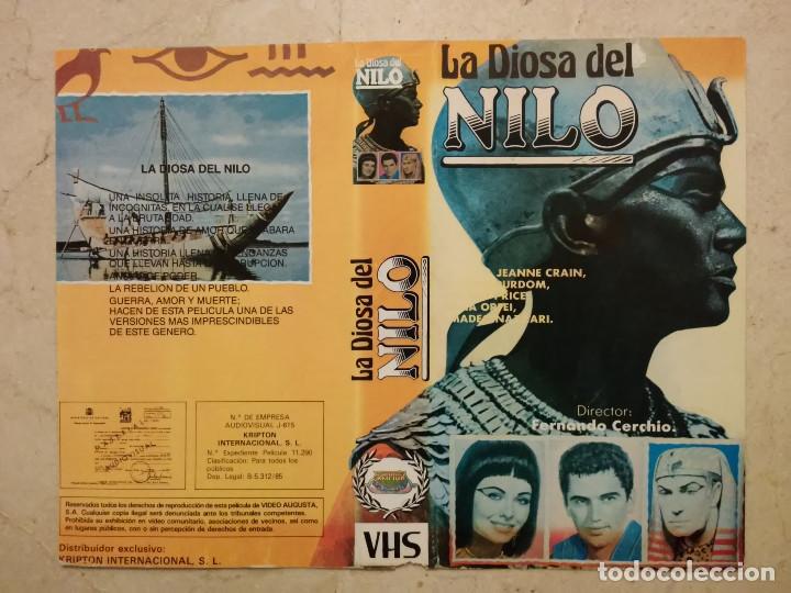 Kino: CARATULA ORIGINAL -A4- LA DIOSA DEL NILO - VINCENT PRICE - PEPLUM - JEANNE CRAIN -