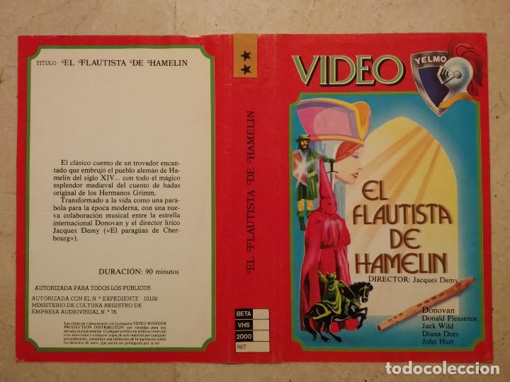 Cin&eacute;ma: CARATULA ORIGINAL -A4- EL FLAUTISTA DE HAMELIN - AVENTURAS - DIANA DORS - JACQUES DEMY