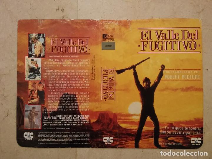 Kino: CARATULA ORIGINAL -A4- EL VALLE DEL FUGITIVO - WESTERN - ROBERT REDFORD