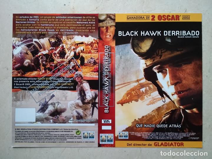 Cine: CARATULA ORIGINAL -A4- BLACK HAWK DERRIBADO - GUERRA - RIDLEY SCOTT - CINE BELICO