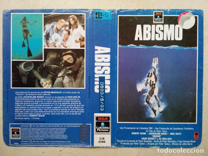Cine: CARATULA ORIGINAL -A4- ABISMO - Jacqueline Bisset - NICK NOLTE