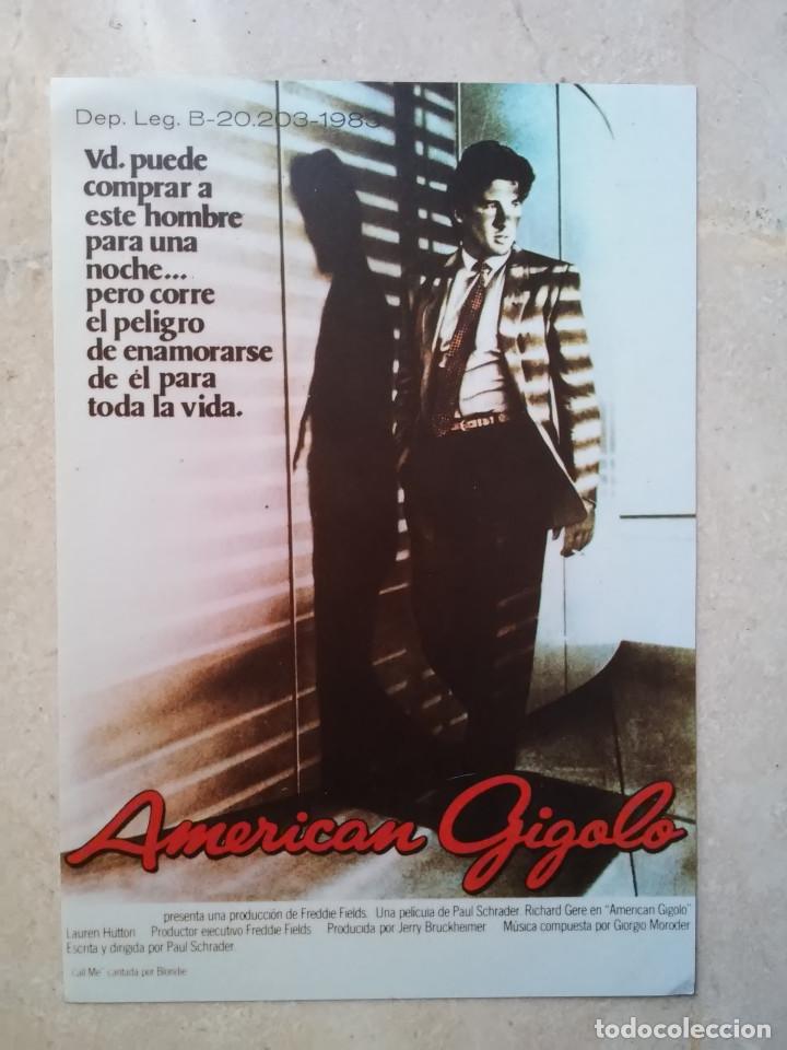 Cine: MINI-POSTER ORIGINAL 13*18 - AMERICAN GIGOLO - RICHARD GERE