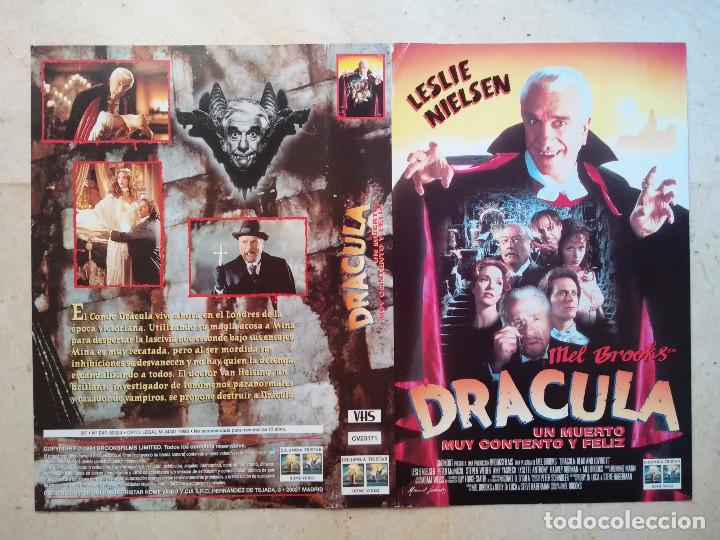 Cine: CARATULA ORIGINAL -A4- DRACULA MEL BROOKS - VAMPIROS - COMEDIA TERROR - LESLIE NIELSEN