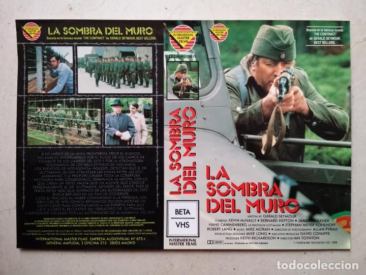 Cinema: CARATULA ORIGINAL -A4- LA SOMBRE DEL MURO - GUERRA - CINE BELICO - Ian Toynton
