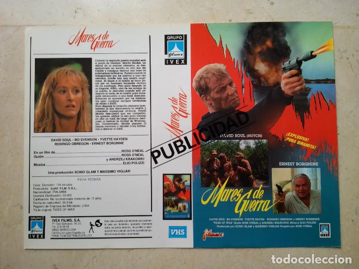 Cinema: CARATULA ORIGINAL -A4- MARES DE GUERRA - GUERRA - CINE BELICO - DAVID SOUL