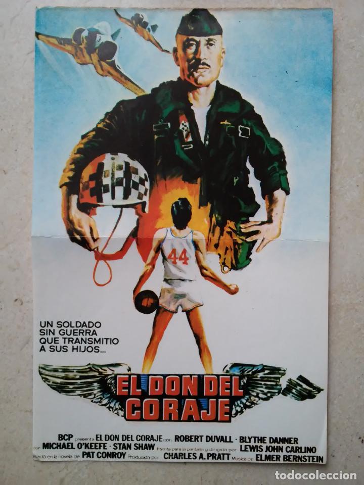 Cinema: MINI-POSTER ORIGINAL -13*18- EL DON DEL CORAJE - GUERRA - CINE BELICO