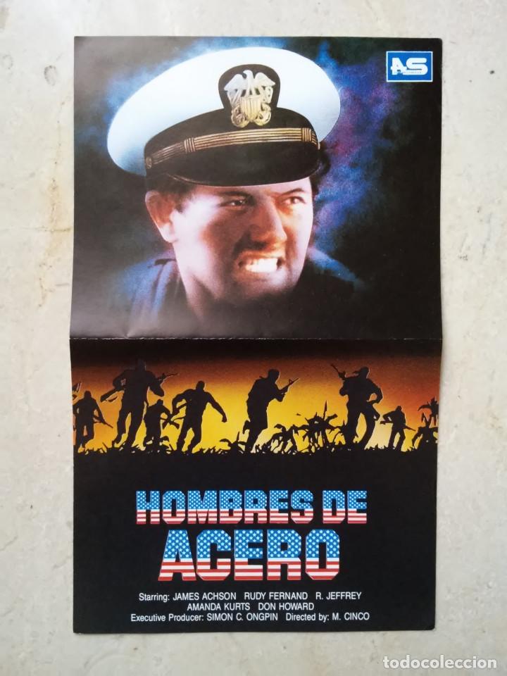 Cinema: MINI-POSTER ORIGINAL -13*18- HOMBRES DE ACERO - GUERRA - Sangley Point Robbery - Manuel Fyke Cinco