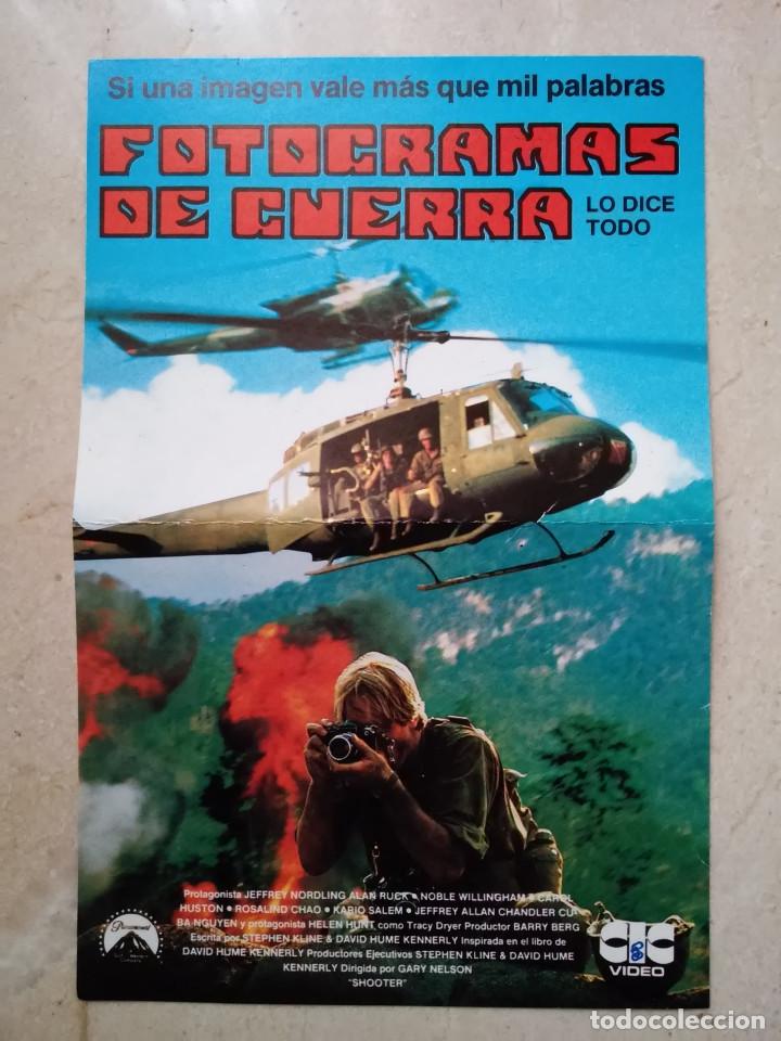 Cine: MINI-POSTER ORIGINAL -13*18- FOTOGRAMAS DE GUERRA - GUERRA - CINE BELICO-SHOOTER