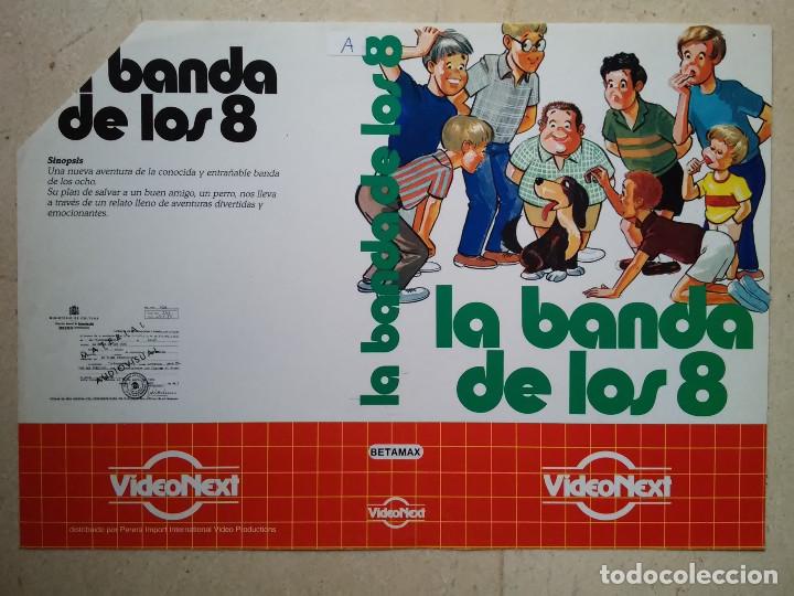 Cin&eacute;ma: CARATULA ORIGINAL -A4- LA BANDA DE LOS 8 - ALBUM - INFANTIL -Tulio Demicheli - CINE ESPA&Ntilde;OL