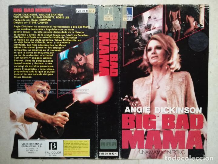 Cinema: CARATULA ORIGINAL -A4- BIG BAD MAMA - ALBUM - ANGIE DICKINSON - UNA MAMA SIN FRENO