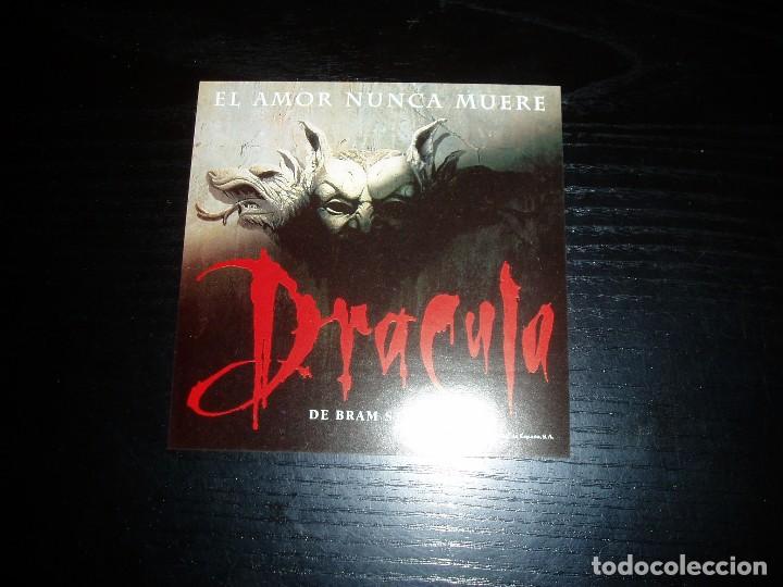 Cine: DRACULA PEGATINA PROMOCIONAL DE LA PELICULA. ORIGINAL.