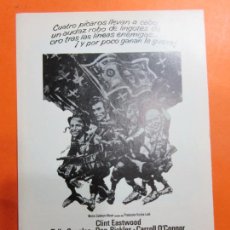 Cine: PUBLICIDAD 1971 - COLECCION CINE - LOS VIOLENTOS DE KELLY CLINT EASTWOOD TELLY SAVALAS 