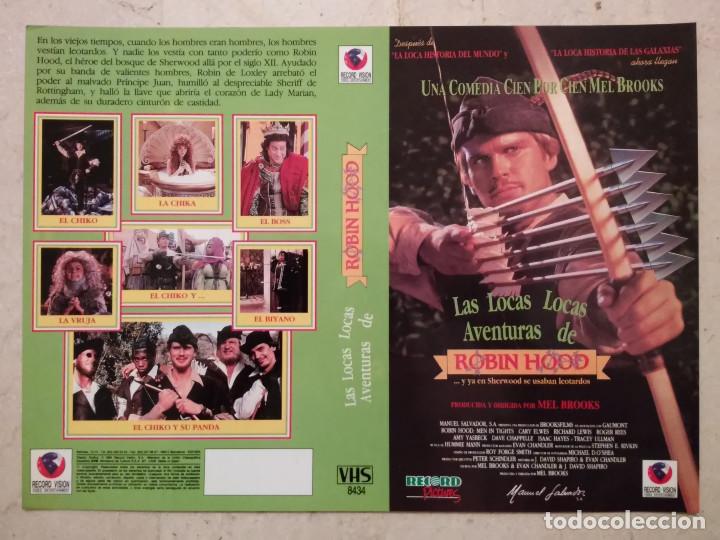 Cine: CARATULA ORIGINAL -A4- LAS LOCAS LOCAS AVENTURAS DE ROBIN HOOD - ROBIN HOOD - CARY ELWES