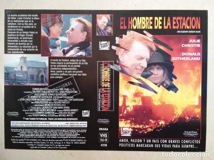 Cinema: CARATULA ORIGINAL -A4- EL HOMBRE DE LA ESTACION - DONALD SUTHERLAND - JULIE CHRISTIE