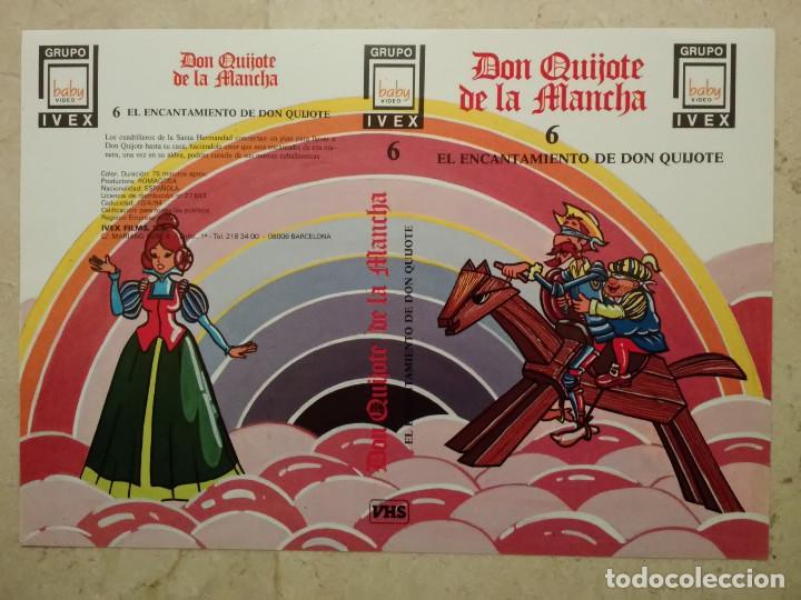 Cin&eacute;ma: CARATULA ORIGINAL -A4- DON QUIJOTE DE LA MANCHA 6 - DON QUIJOTE - ANIMACION - DIBUJOS