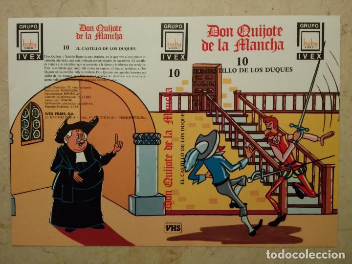 Cin&eacute;ma: CARATULA ORIGINAL -A4- DON QUIJOTE DE LA MANCHA 10 - DON QUIJOTE - ANIMACION - DIBUJOS