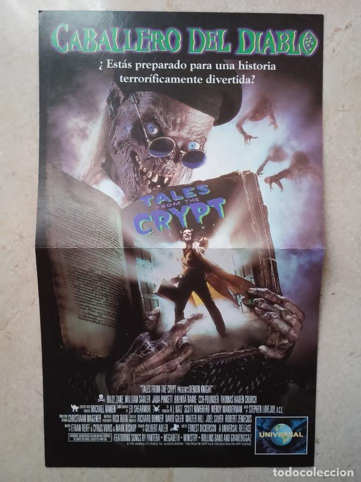 Cine: MINI-POSTER ORIGINAL 13*18 - CABALLERO DEL DIABLO - ALBUM -TERROR