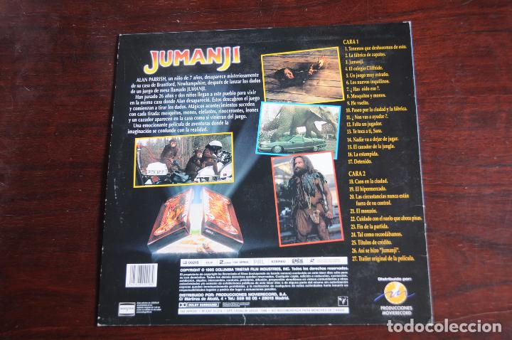 Cine: LASER DISC JUMANJI. Robin Williams. - Foto 2