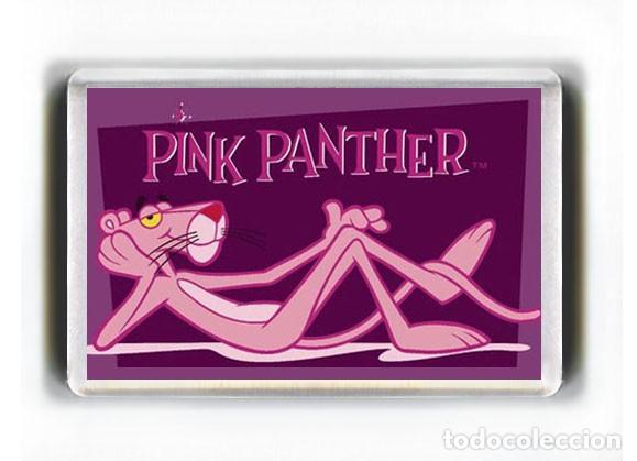 Cine: IMAN ACRILICO NEVERA - DIBUJOS ANIMADOS LA PANTERA ROSA PINK PANTHER